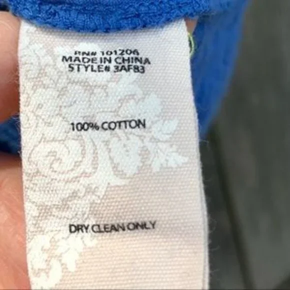 Soft Surroundings Santorini Blue Gauze Tunic - Picture 5 of 8